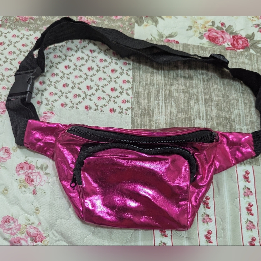 Metallic Pink Fanny Pack